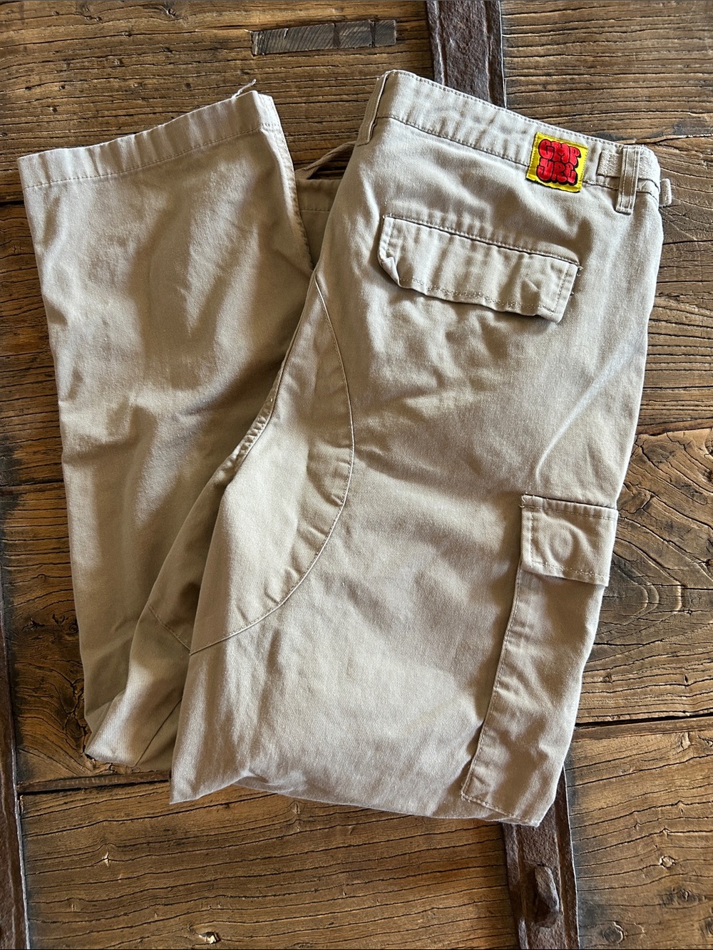 Empyre Men's Khaki Cargo Pants - Light Tan